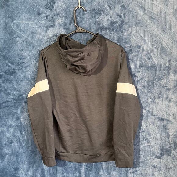 NIKE‎ Dri-Fit Black And White Fleece Athletic Full Zip Sweater Woman Size XL - Picture 3 of 6